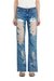 Blue Bootcut Jeans Low Waist 1969 D-Ebbey