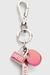 Pink Degradé metal keyring