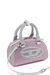 Pink 1DR Dome - Small bowling bag in crystal Lurex