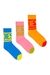 Multicolor Socks Three-pack in cotton with logo detail