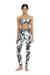 Multicolor Leggings in printed microfibre