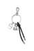 Silver Keyring charm with heart and bag pendants