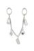 Silver Metal chain charm with iconic pendants
