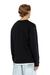 Black Long-sleeve T-shirt with tonal trims
