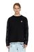 Black Long-sleeve T-shirt with tonal trims
