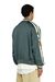 Green Satin bomber jacket with patches