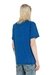 Blue T-shirt with shadow-effect patches