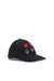 Black Baseball cap with embroidered patches