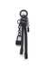 Black Metal keyring/charm with Diesel padlock detail