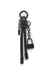 Black Metal keyring/charm with Diesel padlock detail