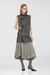 Grey Biker-Style Mini Dress With Belt