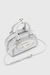 Silver 1Dr Dome - Small Bowling Bag In Satin And Suede