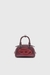 Red 1Dr Dome - Small Bowling Bag In Satin And Suede