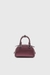 Red 1Dr Dome - Small Bowling Bag In Satin And Suede