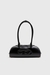 Black 1Dr Dome - Elongated Bowling Bag In Leather