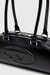 Black 1Dr Dome - Elongated Bowling Bag In Leather