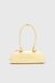 Yellow 1Dr Dome - Elongated Bowling Bag In Leather