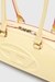 Yellow 1Dr Dome - Elongated Bowling Bag In Leather
