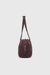 Violet 1Dr Dome-Suede Shoulder Bag With Oval D Logo