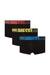 Multicolor Three-Pack Of Trunks With Multicoloured Logo
