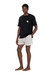 Cotton pajama set with printed shorts