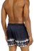 Satin boxers with lace print