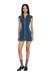 Blue Denim shirt dress with full zip