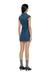 Blue Denim shirt dress with full zip