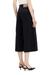 Black Denim Culottes With Pleats