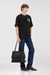 Black Cotton T-Shirt With Flock Graphic