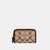 Essential Small Zip Around Card Case In Signature Jacquard