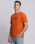 Cotton Relaxed Fit Solid Graphic T-shirt