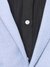 Men Regular Fit Solid Medium Blue Blazer
