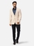 Men Super Slim Fit Self Design Medium Fawn Blazer