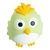 Ezra Play Young chicken Bird Squeaky Latex Toy