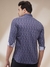 Men Regular Fit Printed Dark Violet Shirt