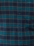 Men Regular Fit Checkered Medium Green Shirt