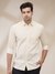 Men Regular Fit Printed Medium Fawn Shirt