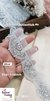 Silver Scalloped Floral Dori Lace