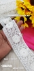 White Floral Pearl Embroidery Lace – 48342-Emb