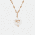 Signature Coin Pearl Pendant Necklace