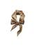 Stacked Tabby Bags Print Silk Skinny Scarf