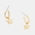 Star Charm Huggie Earrings