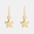 Star Charm Huggie Earrings