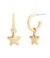 Star Charm Huggie Earrings