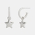 Star Charm Huggie Earrings