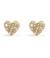 Signature C Pavé Heart Stud Boxed Earrings
