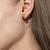 Signature C Enamel Huggie Earrings