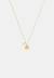 Textured C Pearl Pendant Necklace
