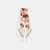Stacked Tabby Bags Print Silk Skinny Scarf